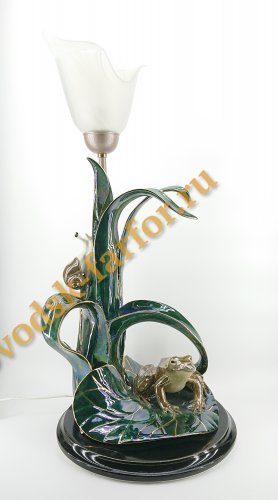 Скульптура светильник "Лягушка"